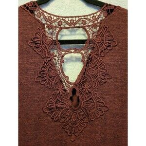 Y2K Candies Burgundy XL Wrap Sweater Dress Maroon Whimsy Witchy Goth Fairy